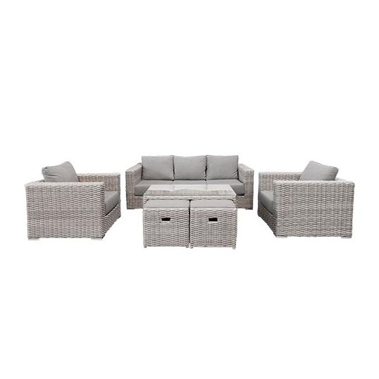 Your Own Living Houston Sofa Loungeset - Off White