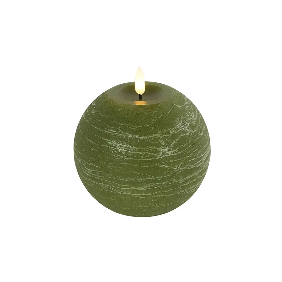 Countryfield LED Bolkaars Ø12x12,5 cm - Lichtgroen