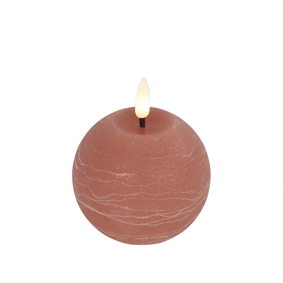 Countryfield LED Bolkaars Ø8x9,5 cm - Roze