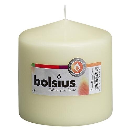 Bolsius Stompkaars 10x10 cm - Ivoor