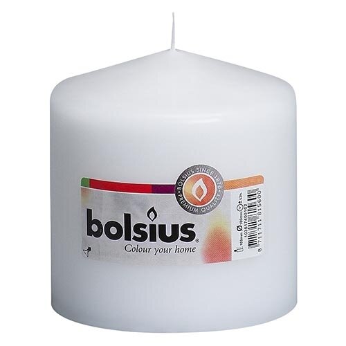 Bolsius Stompkaars 10x10 cm - Wit