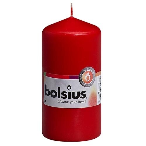 Bolsius Stompkaars 12x6 cm - Rood