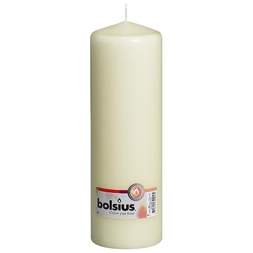 Bolsius Stompkaars 25x8 cm - Ivoor