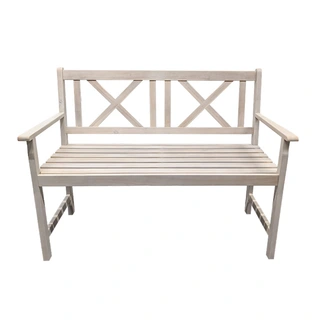 Bolton Tuinbank Wit - 115 cm - afbeelding 2