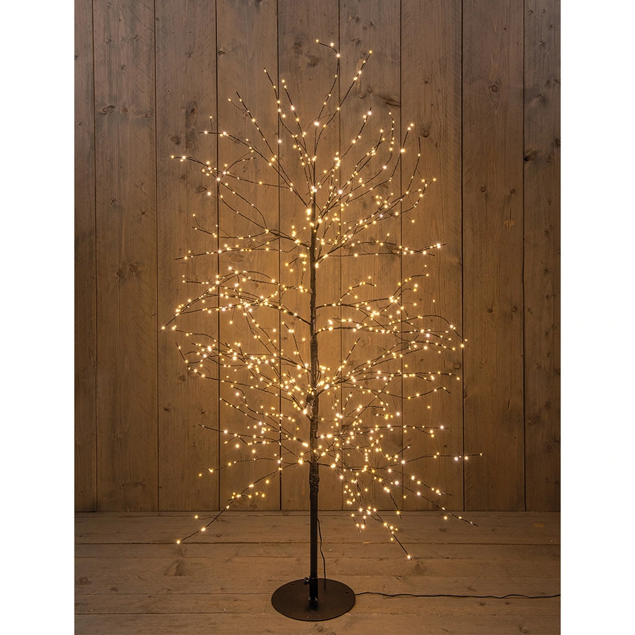 LED Boom Zwart Klassiek Warm 150 cm - afbeelding 1