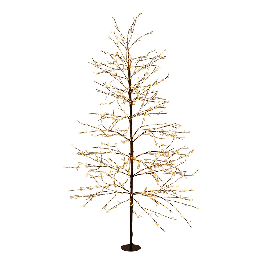 LED Boom Zwart Klassiek Warm - 180 cm - afbeelding 2