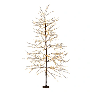 LED Boom Zwart Klassiek Warm - 180 cm - afbeelding 2