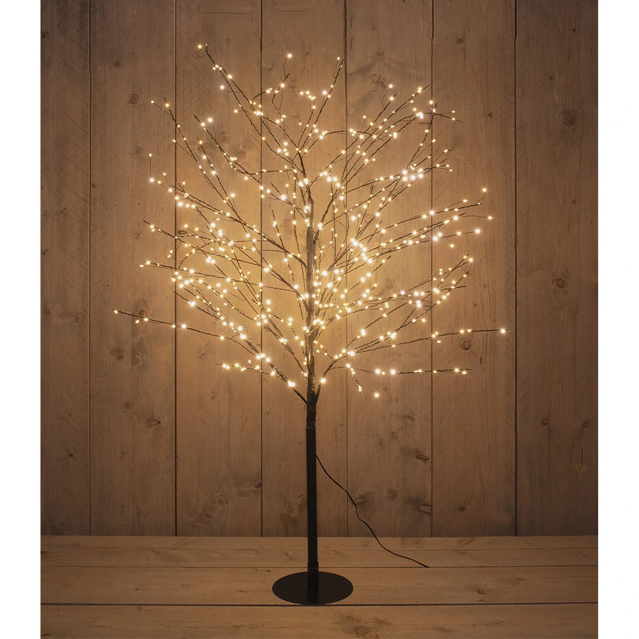 LED Boom Zwart Klassiek Warm - 120 cm - afbeelding 1