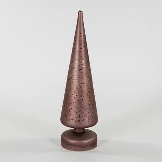 Boom met sterren Glas Brons - 9x30 cm - afbeelding 2