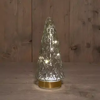 LED Boompje Glas 10,5x24,5 cm - Helder