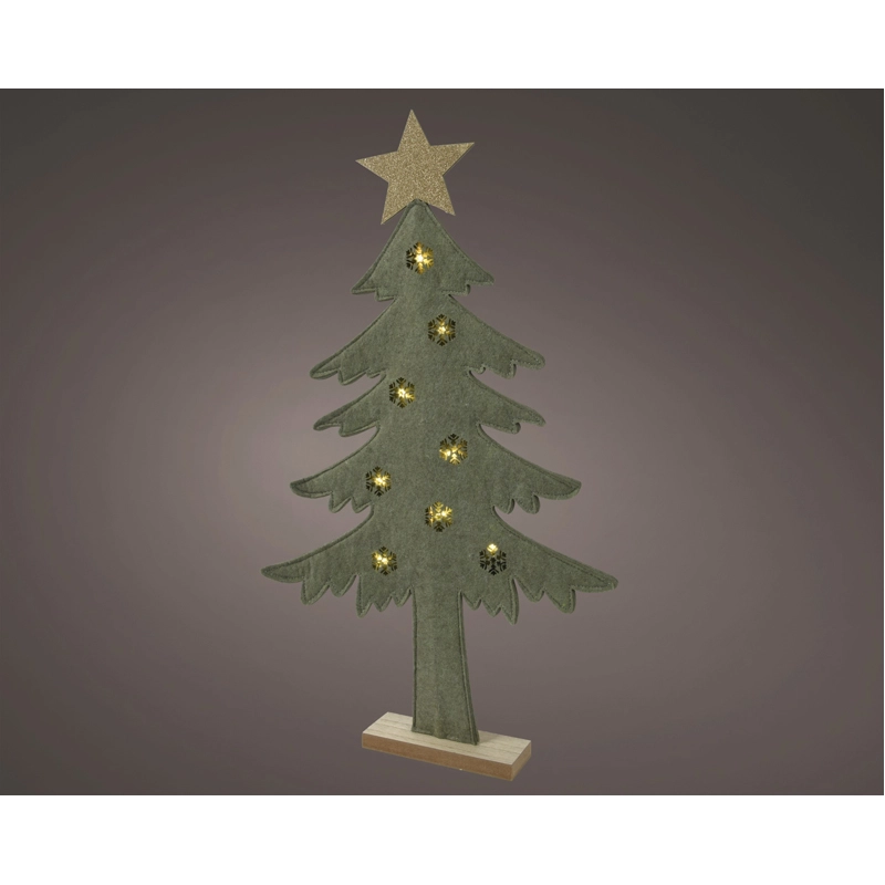 Kerstboom Vilt met LED