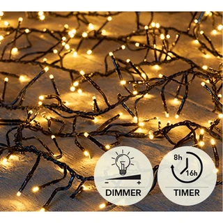 Kerstboom Clusterverlichting 20 m - Licht Goud