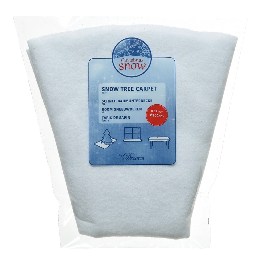 Boomrok Sneeuwdeken Polyester - Ø100 cm
