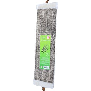 Boon Krabplank Sisal met Catnip en Pluche - 14x63 cm - Beige