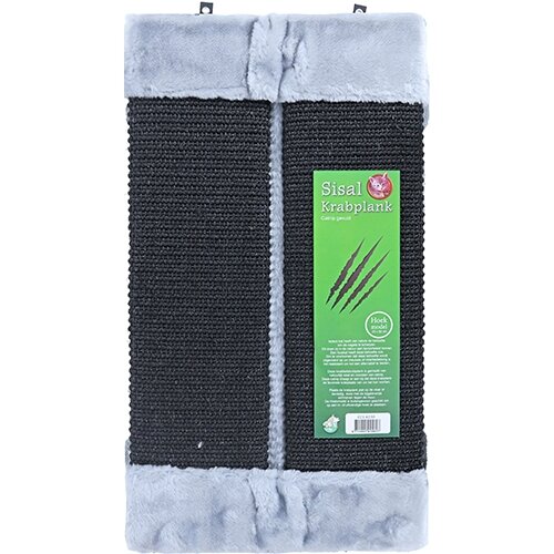 Boon Krabplank Sisal met Catnip - Hoekmodel 23x52 cm - Lichtgrijs