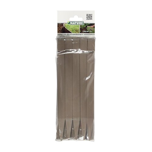 Nature Borderrandpennen h26,7 cm 10 st. - Taupe - afbeelding 5