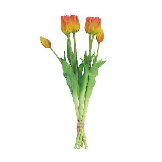 Kunst Bosje Tulpen Sally Classic - Oranje