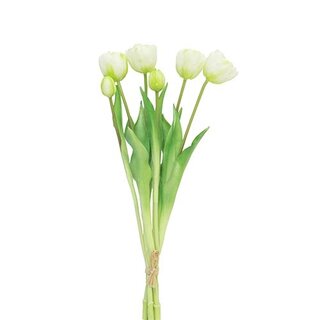 Kunst Bosje Tulpen Sally - Crème