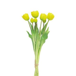 Kunst Bosje Tulpen Sally - Geel