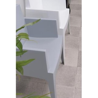 Garden Impressions Box Tuinstoel Silver Grey - 4 stuks - afbeelding 4