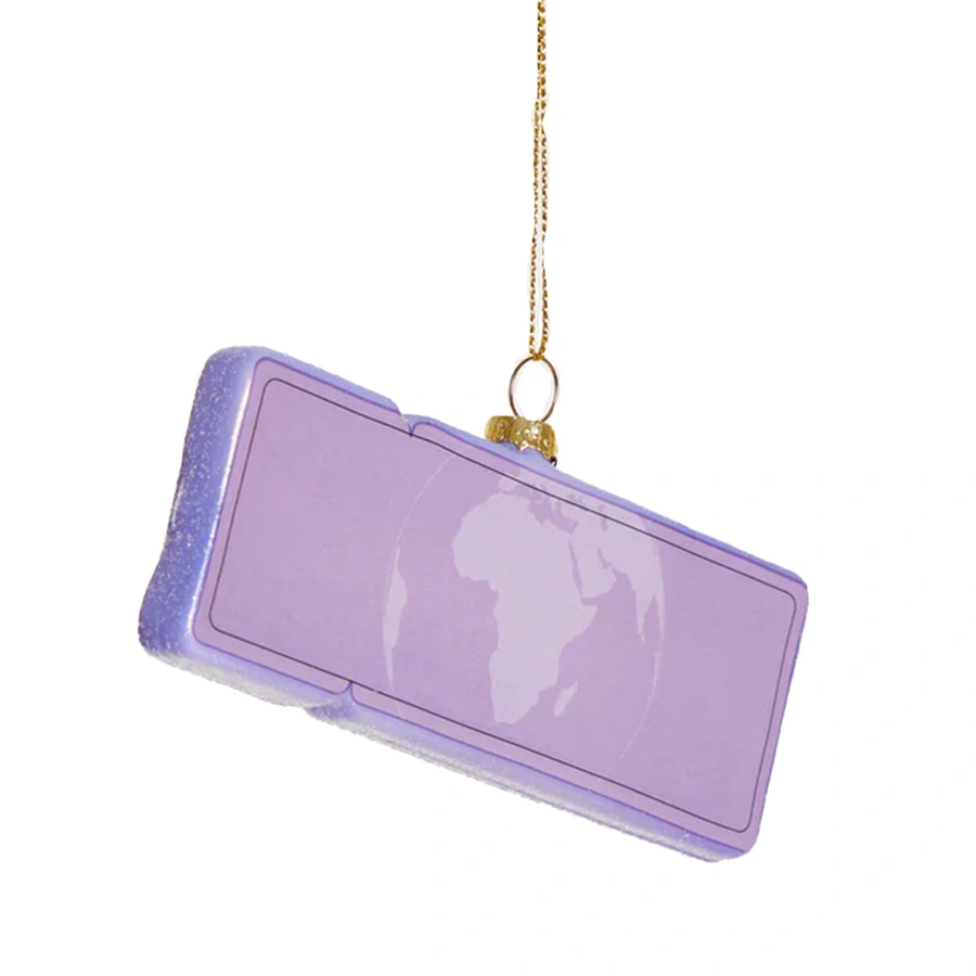 Yup Kerstornament Boardingpass Amsterdam - Bali - afbeelding 2