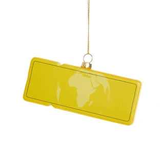 Yup Kerstornament Boardingpass Amsterdam - Curaçao - afbeelding 2