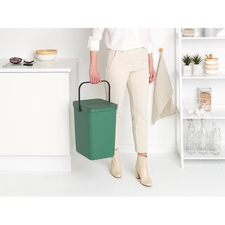 Brabantia Sort & Go Afvalemmer 25 liter - Fir Green - afbeelding 5