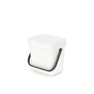 Brabantia Sort & Go Afvalemmer 3 liter - White - afbeelding 2