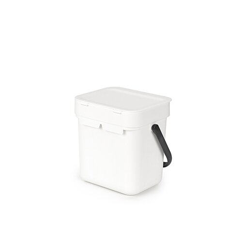 Brabantia Sort & Go Afvalemmer 3 liter - White - afbeelding 4