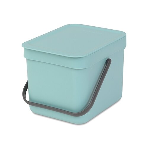 Brabantia Sort & Go Afvalemmer 6 liter - Mint - afbeelding 1