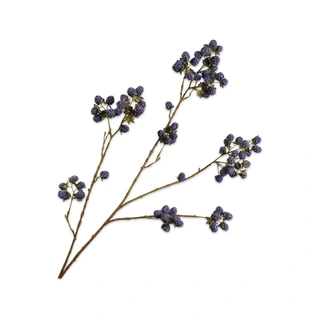 Kunsttak Bramen Blauw - 107 cm