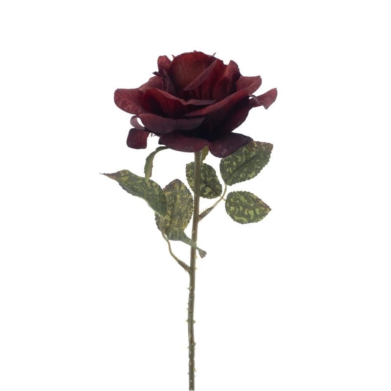 Kunstbloem Brandy Rose Monica Rood - 50 cm