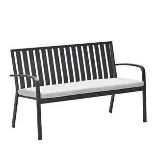Garden Impressions Bruno Parkbank 150 cm - Carbon Black/Valley Sand