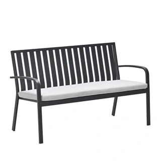 Garden Impressions Bruno Parkbank 150 cm - Carbon Black/Valley Sand - afbeelding 1