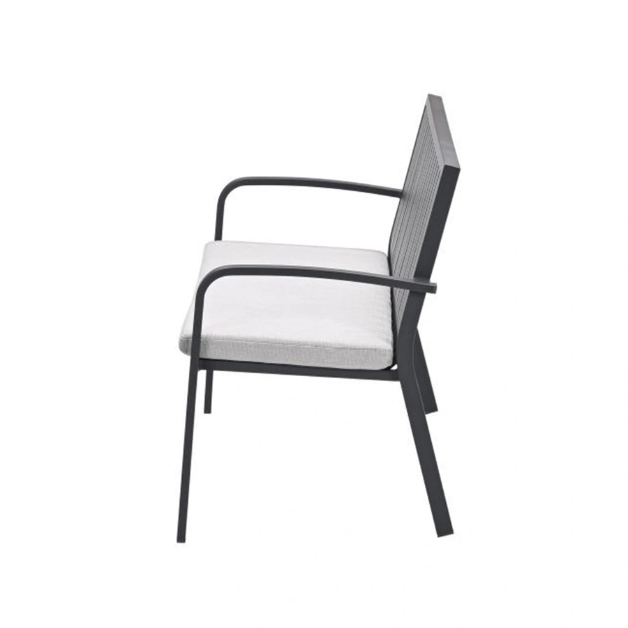 Garden Impressions Bruno Parkbank 150 cm - Carbon Black/Valley Sand - afbeelding 3