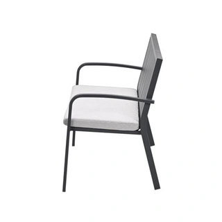 Garden Impressions Bruno Parkbank 150 cm - Carbon Black/Valley Sand - afbeelding 3