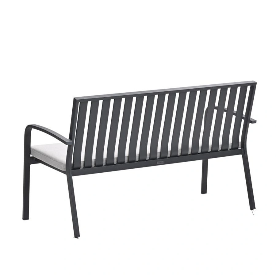 Garden Impressions Bruno Parkbank 150 cm - Carbon Black/Valley Sand - afbeelding 4