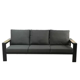 Buitengewoon Boet Benton Loungset 3 dlg. - Antraciet - afbeelding 2