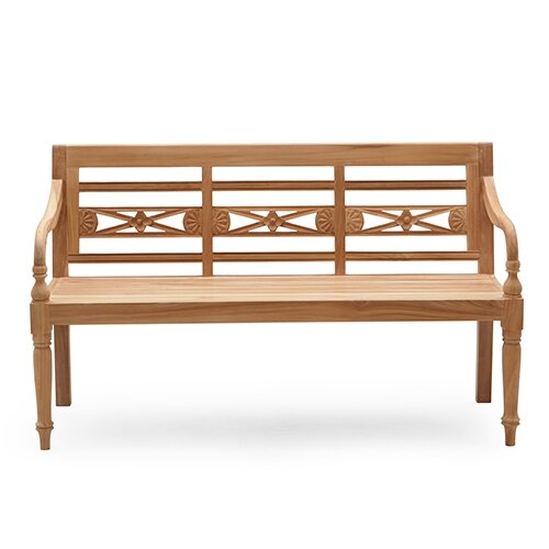 Buitengewoon Boet Teak Stationsbank - 190 cm - afbeelding 1