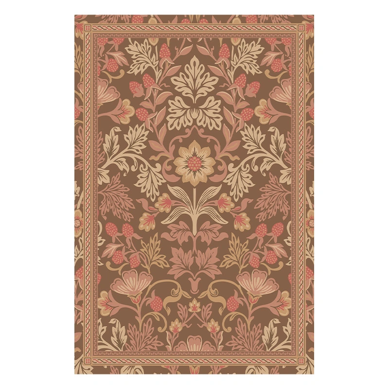 Blommie's Buitenkleed Bruin/Bloem - 120x180 cm