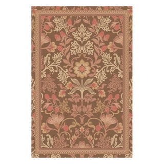 Blommie's Buitenkleed Bruin/Bloem - 120x180 | De Boet