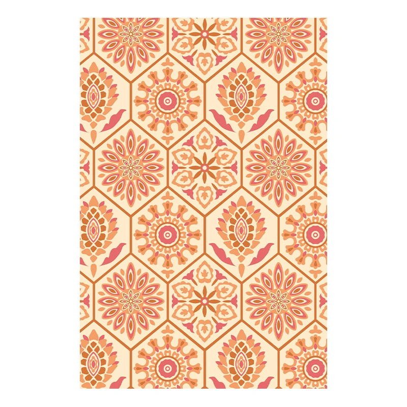 Blommie's Buitenkleed Koraal/Roze/Crème - 180x270 cm