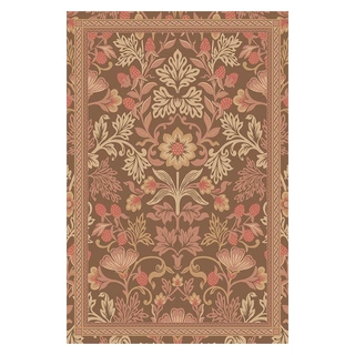 Blommie's Buitenkleed Bruin/Bloem - 180x270 | De Boet