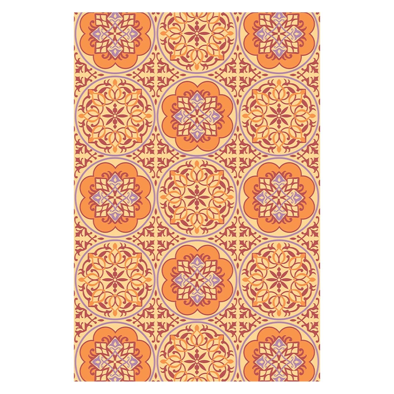 Blommie's Buitenkleed Oranje/Paars - 180x270 cm