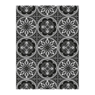 Blommie's Buitenkleed Zwart/Wit - 270x360 cm | De Boet