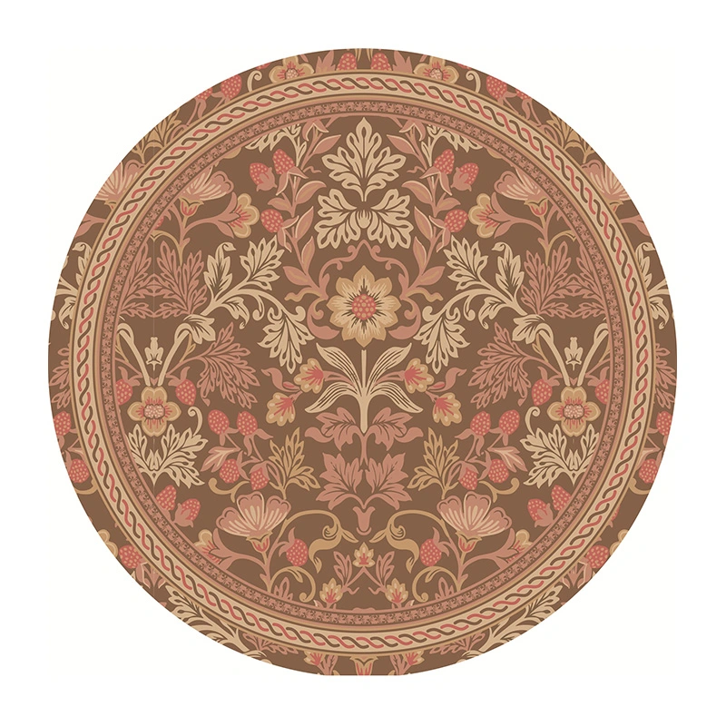 Blommie's Buitenkleed Bruin/Bloem - Ø180 cm