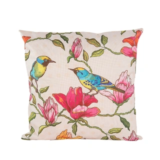 Anna's Collection Buitenkussen Vogels - 45x45 cm