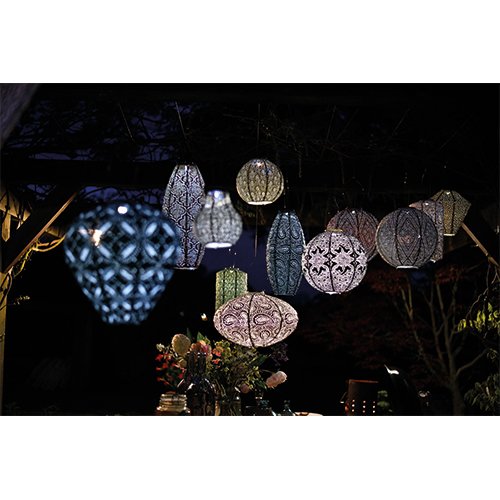 Lumiz Solar Lampion Bulb 16 - Ikat - Groen - afbeelding 5