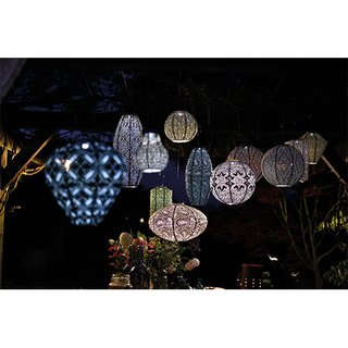 Lumiz Solar Lampion Bulb 16 - Ikat - Groen - afbeelding 5