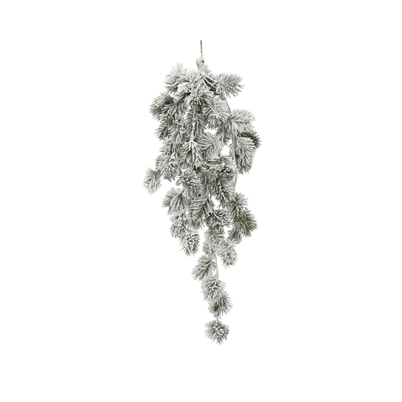 Kunsttak Dennenappel Besneeuwd - 60 cm